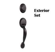 Kwikset Dakota Single Cylinder Handleset Featuring SmartKey, Exterior Only