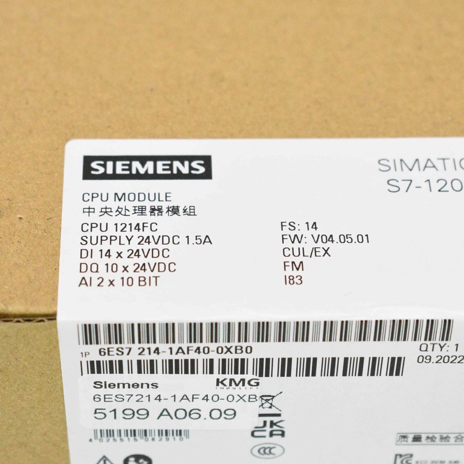 6ES7214-1AF40-0XB0 1PCS NEW Module Fast Shipping #F22