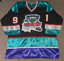 Pueblo Venom 1994/95 Game Worn Used AFHL Ice Sheen Hockey Jersey