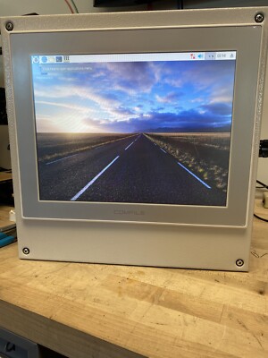 15  Comfile Panel PC In Enclosure.  Power Supply, Connections New Condition.