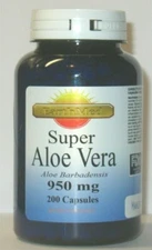 Super Aloe Vera  950 mg, 200 Capsules 