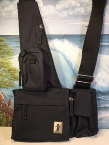 multi compartment sling bag