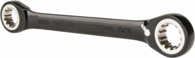 Proto JSBV2630 13/16'' x 15/16'' Spline Reversible Ratcheting Box Wrench