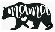 Vinyl Decal for Window - Mama Bear