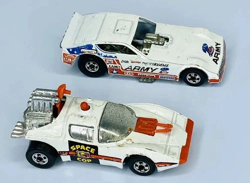 Hot Wheels Blackwall 1970s Science Friction & Army Funny Car