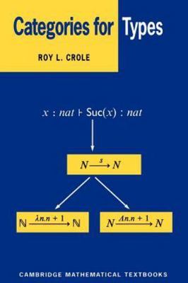 Categories for Types Crole Paperback Cambridge University Press 9780521457019