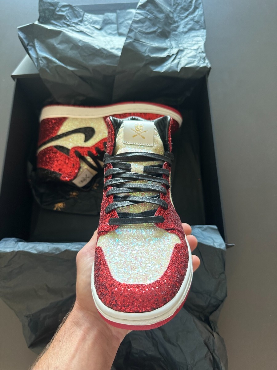 The Shoe Surgeon SRGN Air Jordan 1 Bred Sneaker Size 9 - North