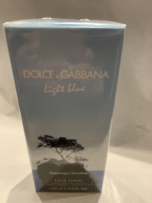 Light Blue Dreaming in Portofino by Dolce & Gabbana 3.3 Oz EDT Spray Sealed Box