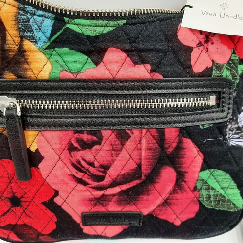 Neu mit Etikett Vera Bradley Mini Vivian Umhängetasche Havanna Rose Kunstlederbesatz Tasche/Handtasche - Bild 5 von 22