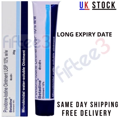 BETADINE ANTISEPTIC OINTMENT WOUND CARE DRESSING 20 GMS UK STOCK