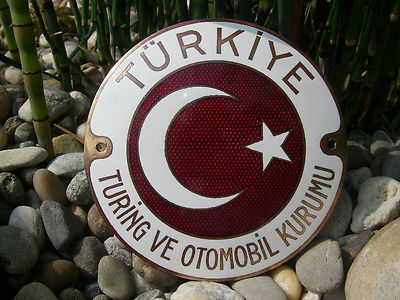 TÜRKIYE TURING VE OTOMOBIL KURUMU - AUTOMOBILE CLUB TÜRKEI  Plakette Car Badge