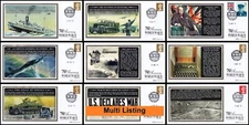 70th Anniversary of World War 2 Benham Covers - Multi Listing