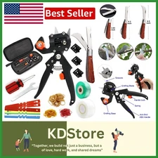 Professional Garden Grafting Tool Kit - 2 in 1 Pruning Tools with Accessories