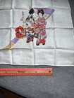 Vintage ASIAN LADIES DESIGN HANDKERCHIEF WW2 Era — photo 5