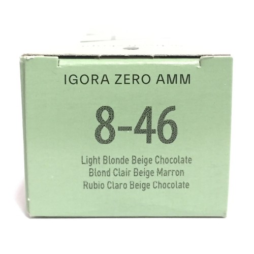 Schwarzkopf IGORA ZERO AMM No Ammonia Permanent Hair Color, 2 oz (CHOOSE COLOR) - Picture 47 of 90