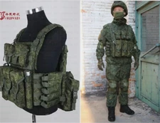 Replica Russia 6B46 EMR Digital Vest  AK Pouches Set Molle Combat Platform Guard