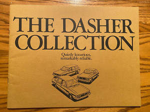 1979 VW Volkswagen Dasher 20-page Car Sales Brochure - The Dasher Collection