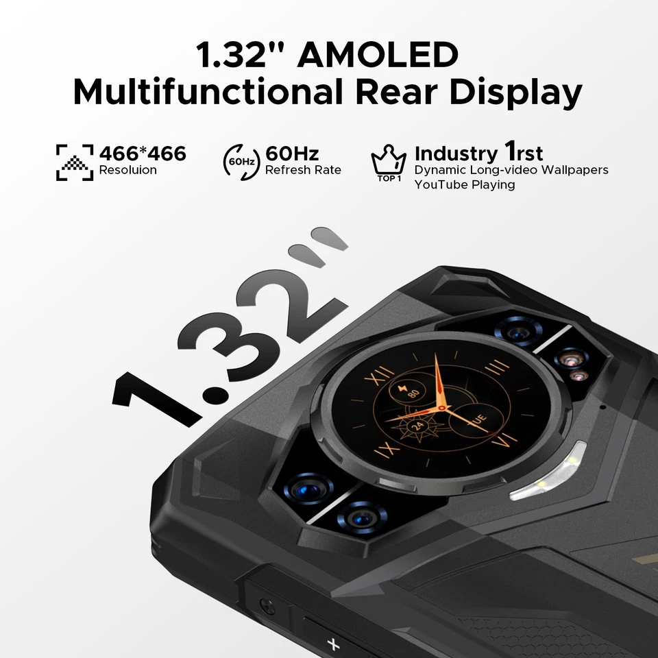 DOOGEE S200 Plus 5G Rugged Phone 2025, 32GB+512GB Android Cell Phone 6.72" FHD - Image 2 of 4