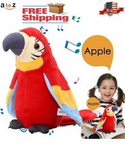 Electric Talking Parrot Plush Toy Speaking Record Repeats Waving Wings Toy