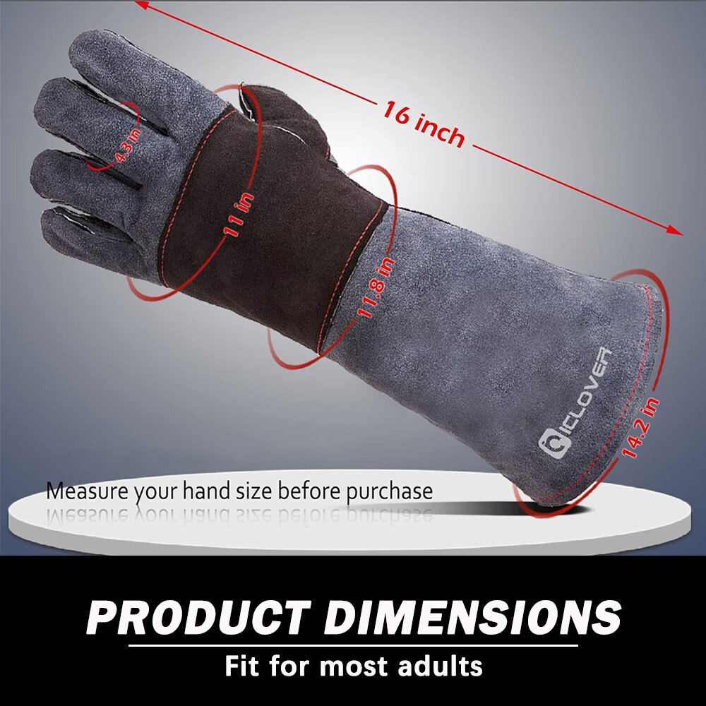 Training Anti-Bite Gloves Animal Handling Chew Protective Mitts Dog Cat Parrot