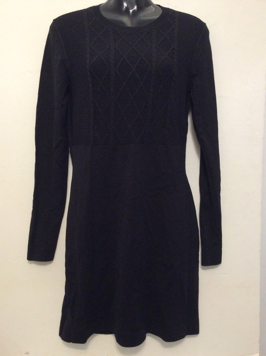 Jack Wills Stunning Fine Knit Sparkly Metallic Dress, Size 12, New