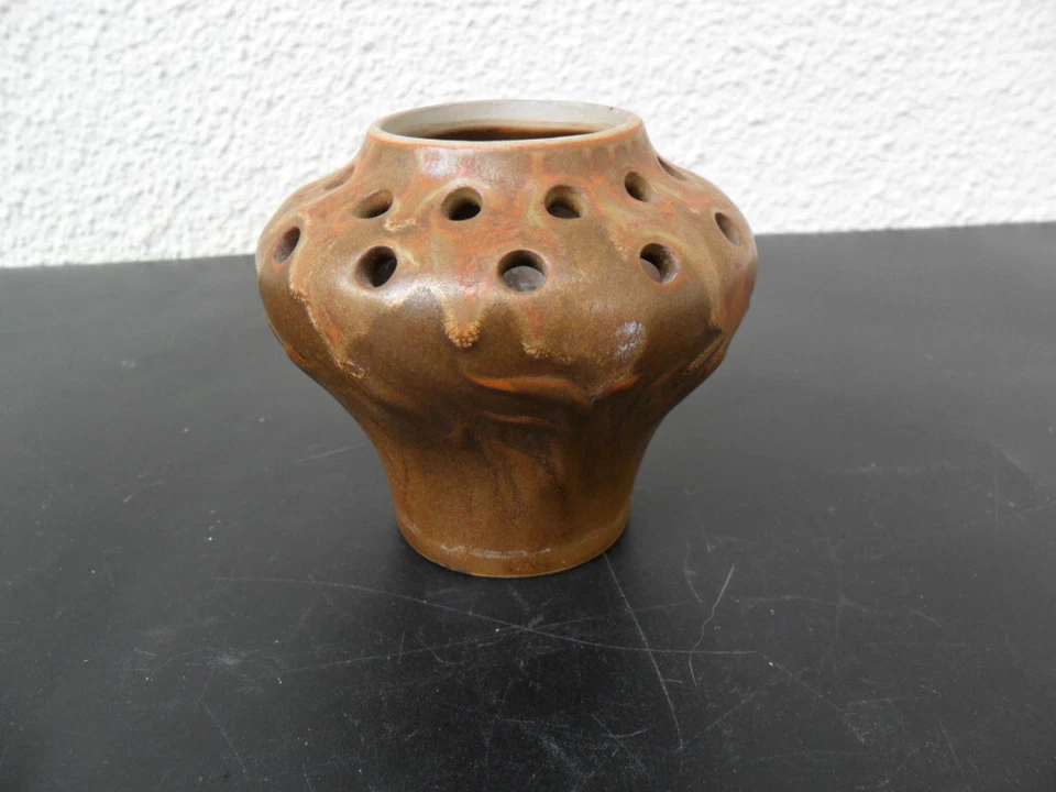 VASE BOUQUETIERE PIQUE FLEURS DENBAC ? ART NOUVEAU N° 448 - Photo 3/4