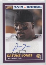 2013 Score 2013 Rookie Purple Signatures /49 Datone Jones #355 Auto 3i0