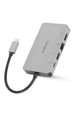 USB-C DP Alt Mode Single Video 4K HDMI/VGA Docking Station w/100W PD Pass-Thru