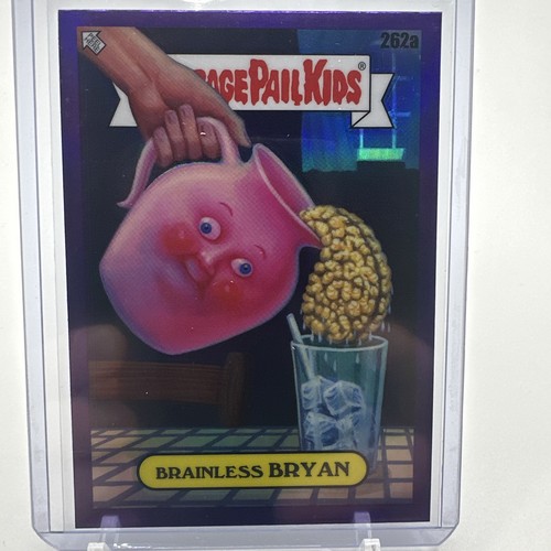 2024 Topps Chrome Garbage Pail Kids S7 Brainless Bryan Purple Refractor ...