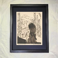Cyrus LeRoy Baldridge "Pagan Princess—Nigeria" CUSTOM FRAMED Art