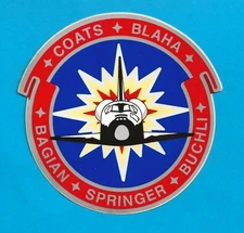 NASA DISCOVERY STS-29 3-5/8" WIDE ADHESIVE STICKER DECAL - X10