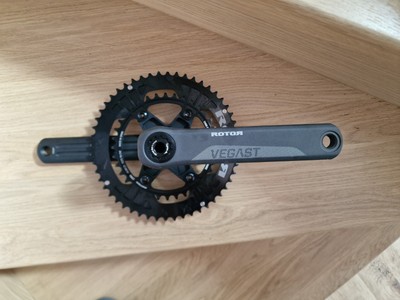 Rotor vegast crankset 52-36 172,5mm 30mm road axle | eBay UK