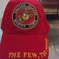United States Marine Corps Red Hat/Cap 'The Few, The Proud' Militaria Theme