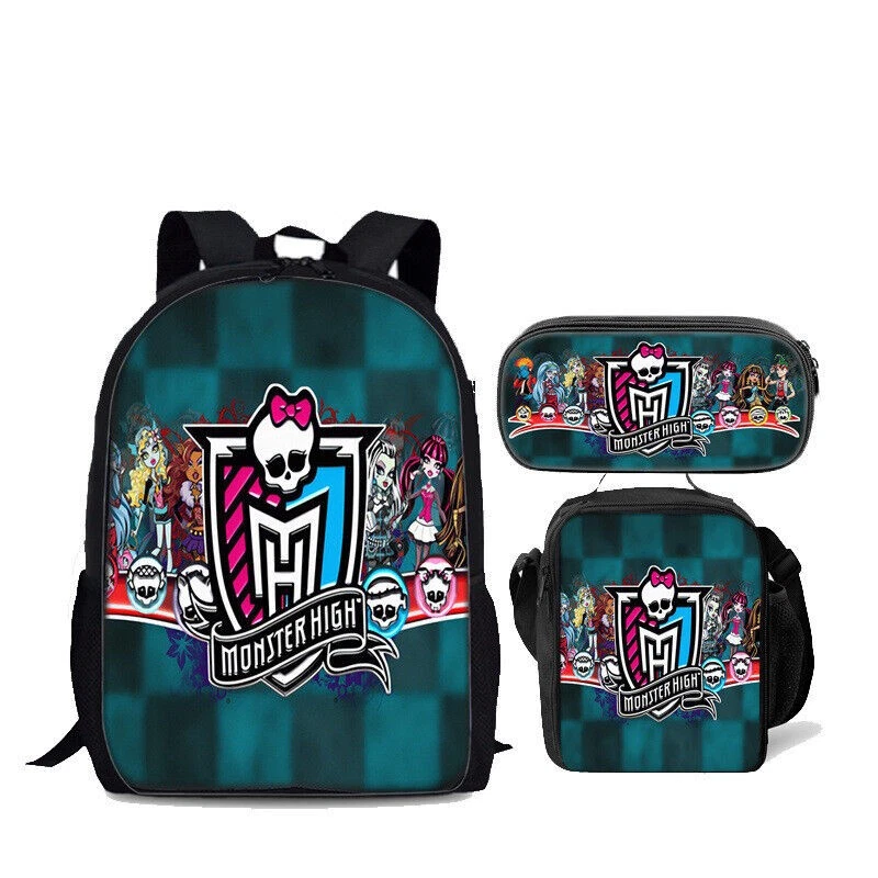 Monster High Backpack Set, Back to School Gift for Kid
