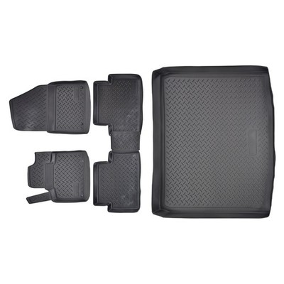Gummimatten + Kofferraumwanne Set Passend Für Citroen C5 X7 Wagon 2008-2017