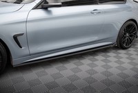 Maxton Design Seitenschweller Ansatz (Paar) V.2 Passend FüR BMW 4Er Coupe / Gran