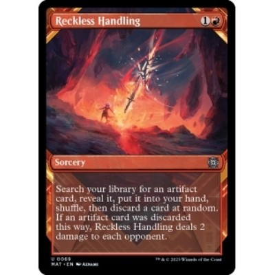 RECKLESS HANDLING (SHOWCASE) X4 March Of The Machine: The Aftermath MAT MTG