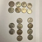 $9 Face Kennedy Half Dollars 40% Silver 1965-1969 18 coin Lot