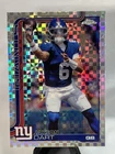 Jaxson Dart 2025 Topps Chrome NFL RC X-Fractor Refractor Rookie Giants RC 306
