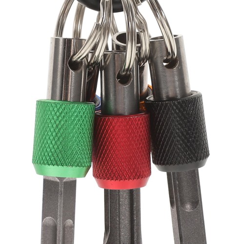 3 Sets Keychain Bit Holder 1/4 Bit Holder Extension Bar Keychain Screwdriver - Picture 9 of 12