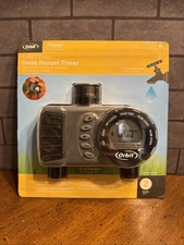 ORBIT 2-OUTLET HOSE FAUCET TIMER MODEL 24713. NEW IN BOX