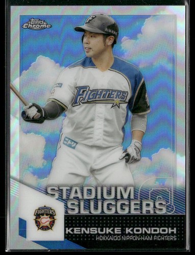 Kensuke Kondoh 2021 Topps Chrome NPB Hokkaido Nippon-Ham Fighters - Picture 1 of 2