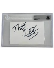 The D.O.C. signed Index Card Rapper Rap Encapsulated Beckett Authentication