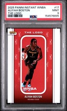 2025 PANINI INSTANT WNBA THE LOGO #17 ALIYAH BOSTON PSA 9