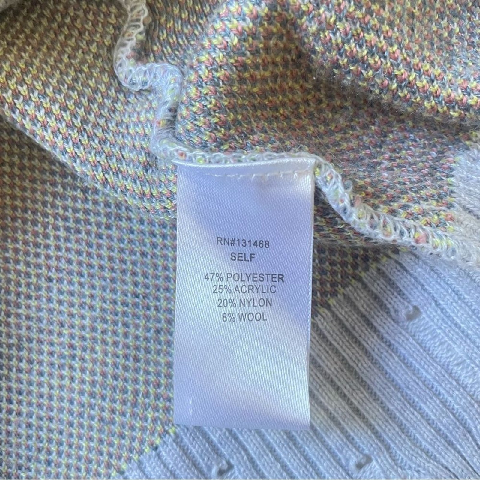 FATE multicolor, distressed pullover gray Lightni… - image 9