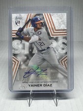2023 Topps Yainer Diaz Baseball Stars Autograph RC Houston Astros Auto BSA-YD