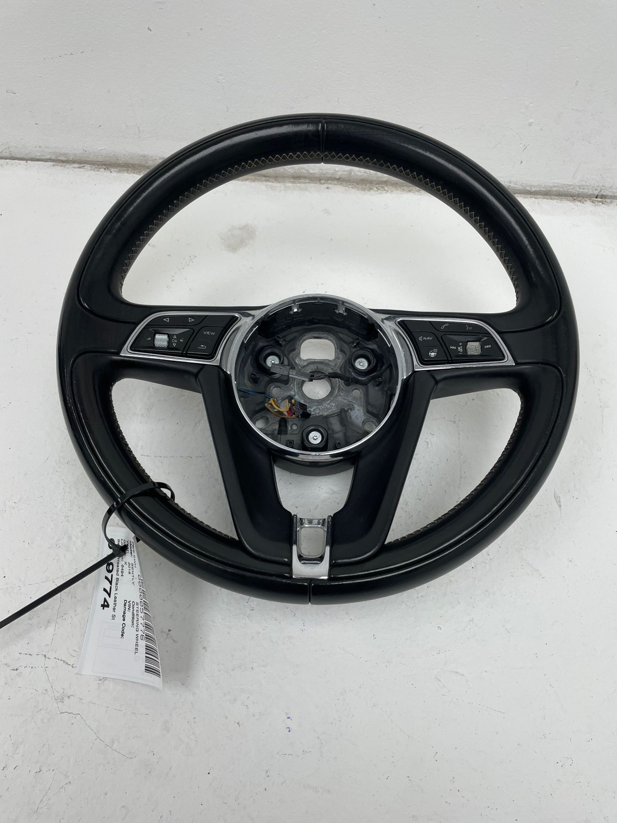 2015-2020 BENTLEY BENTAYGA Beluga Heated Leather Steering Wheel Assy w/ Controls