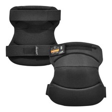 Ergodyne ProFlex 230 Soft Cap Knee Pads, Buckle Closure, Black sold as a set 