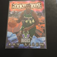 SkyBox 1997-98 NBA Hoops Rock the House Ray Allen 7RTH Milwaukee Bucks