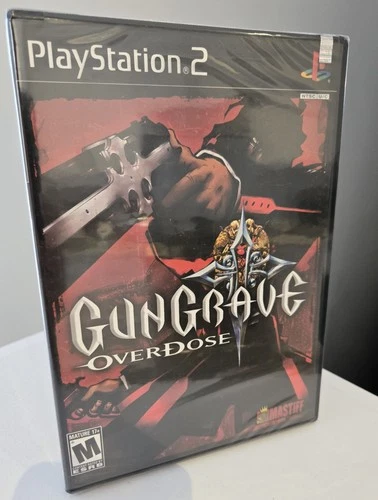Gungrave Overdose-PS2-NEW-3 Killers! Coffins! Guns! Swords! Riffs! Crack Skulls!